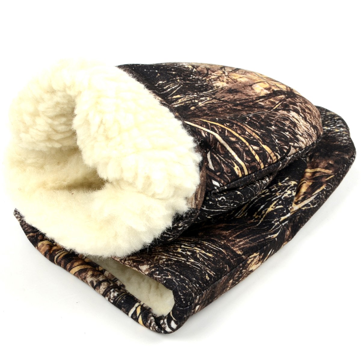 Варежки Norfin камуф. мех. мембр. алова лес