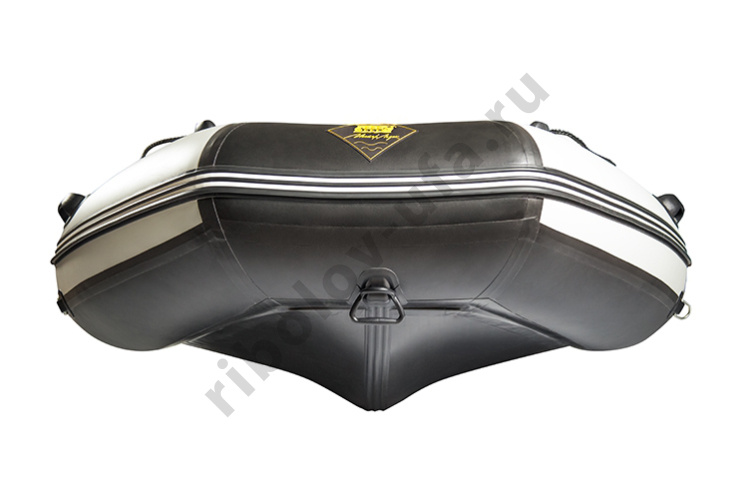 Лодка Ривьера Компакт 2900 СК комби светло-серая/черный