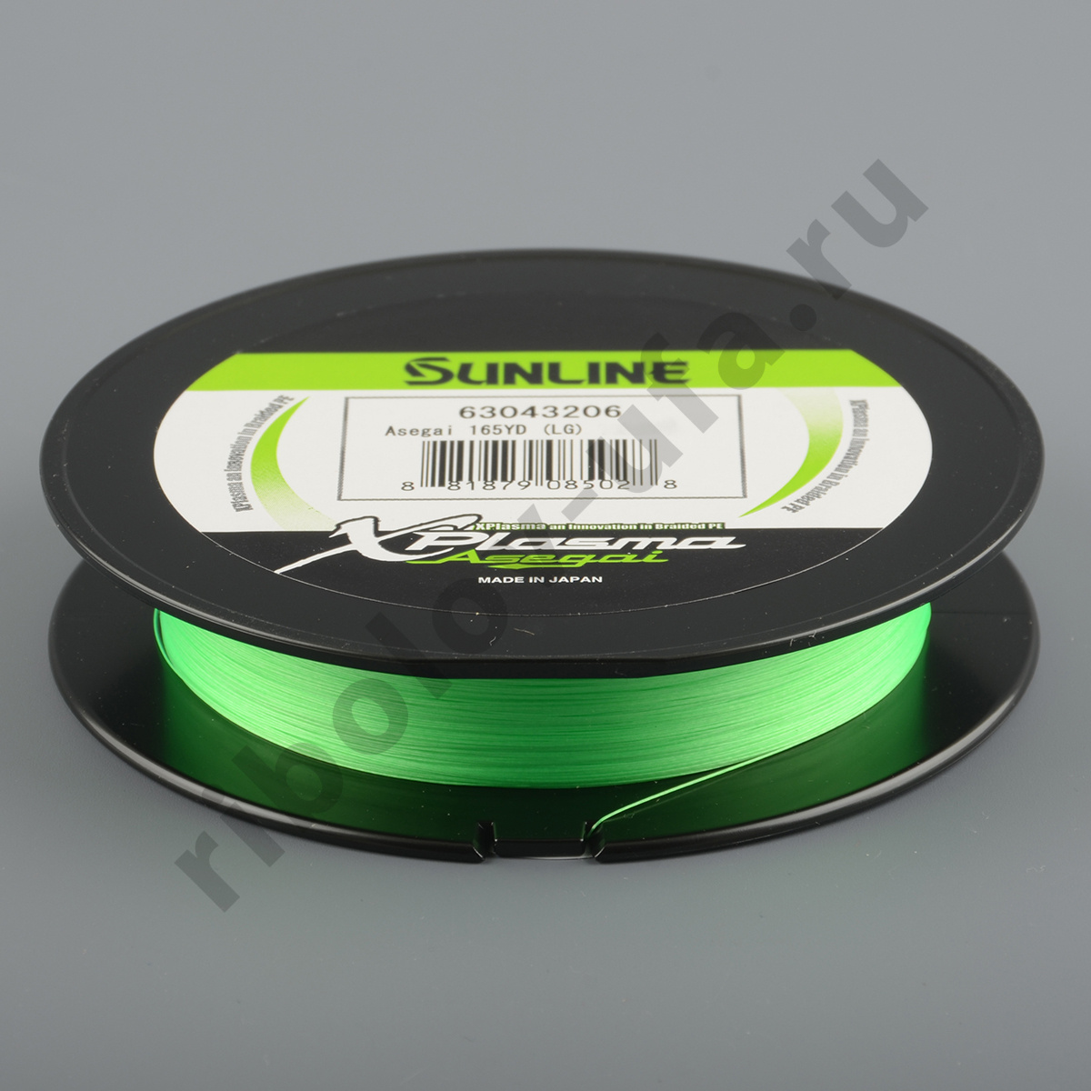 Шнур плетёный Sunline X-Plasma 150m Light Green #1.0 10lb