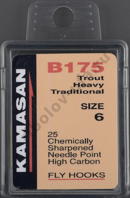 Крючки Kamasan B175 #6 (25шт) HFB175006X