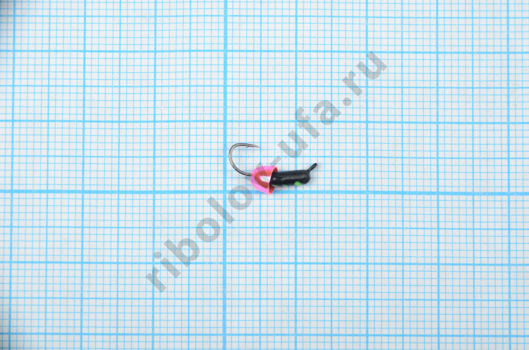 Мормышка Владимирский вольфрам Гвоздик с латунным колокольчиком Metallic Pink 2мм 0,5г