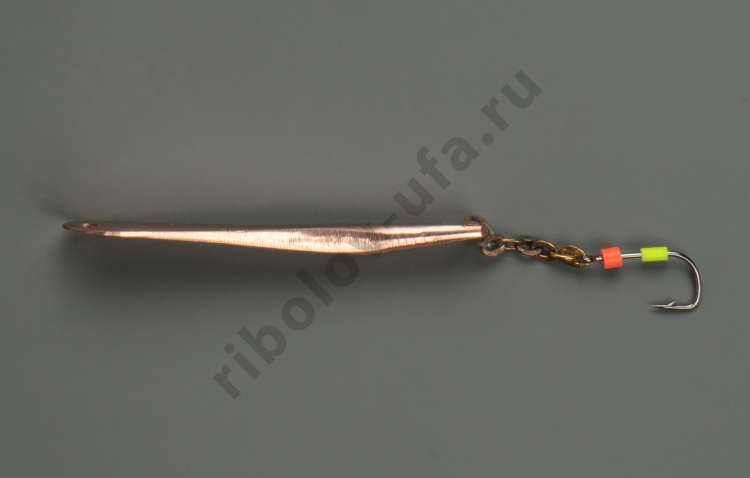 Блесна зимняя Белая река Планер 2,5гр медь