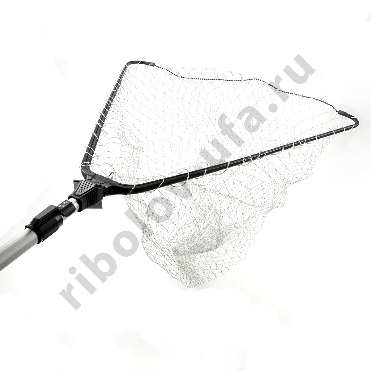 Подсачек Grfish телескоп. Professional,  2,1м, 70х70см, теннисный корд, яч.30мм