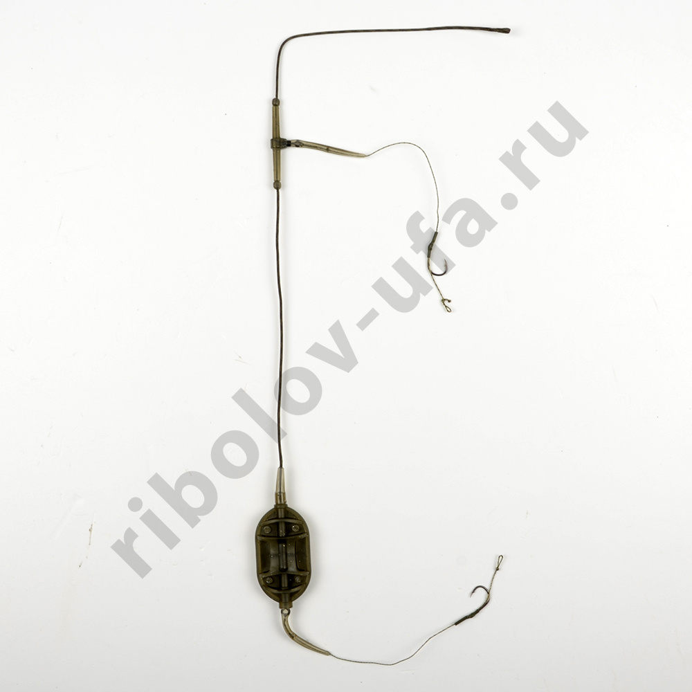 Монтаж карповый Orange #52 Spider Flat Metod Leadcore, для бойла 40гр