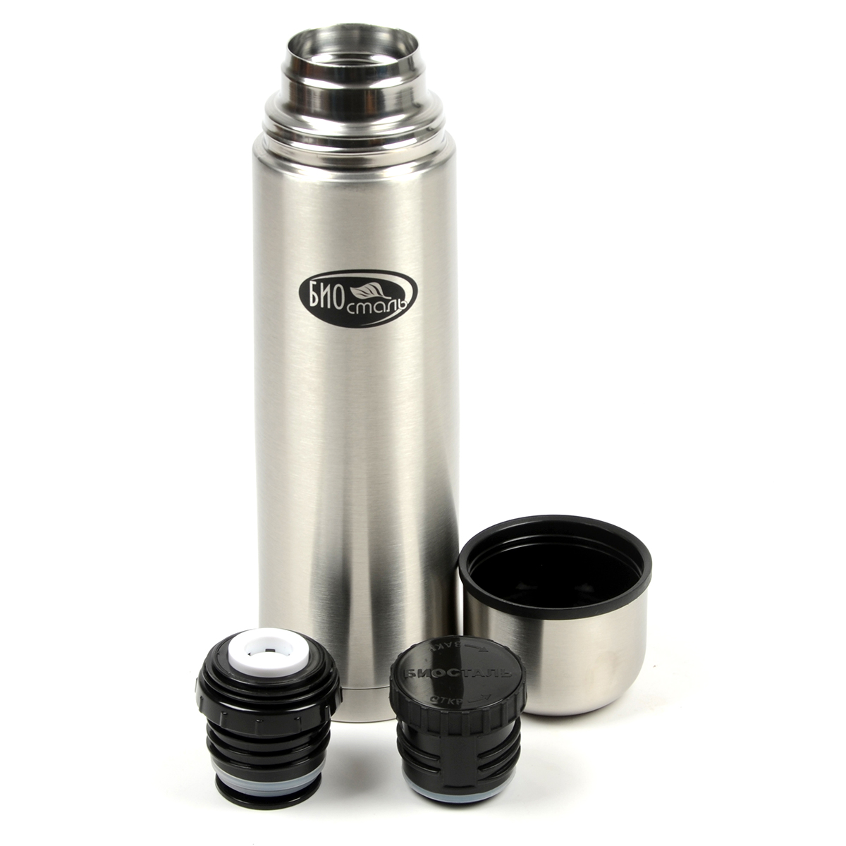 Термос Biostal узк.горло, 2 пробки 0.75л (NB-750-2)
