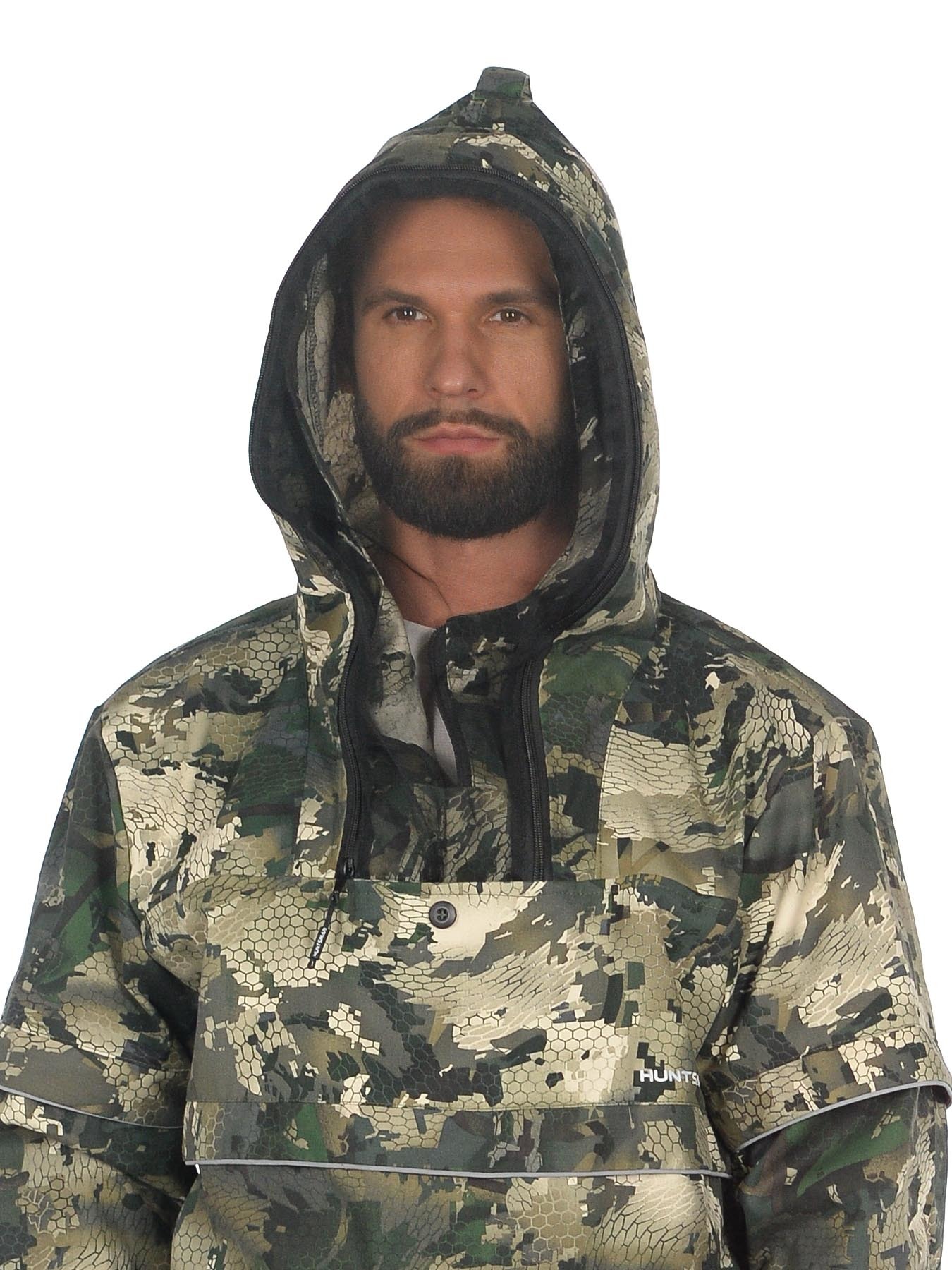 Костюм Huntsman Антигнус-Люкс с ловушк. и пыльн. цв. Зеленый питон, тк.Твил-Пич р. 52-54 (182-188)