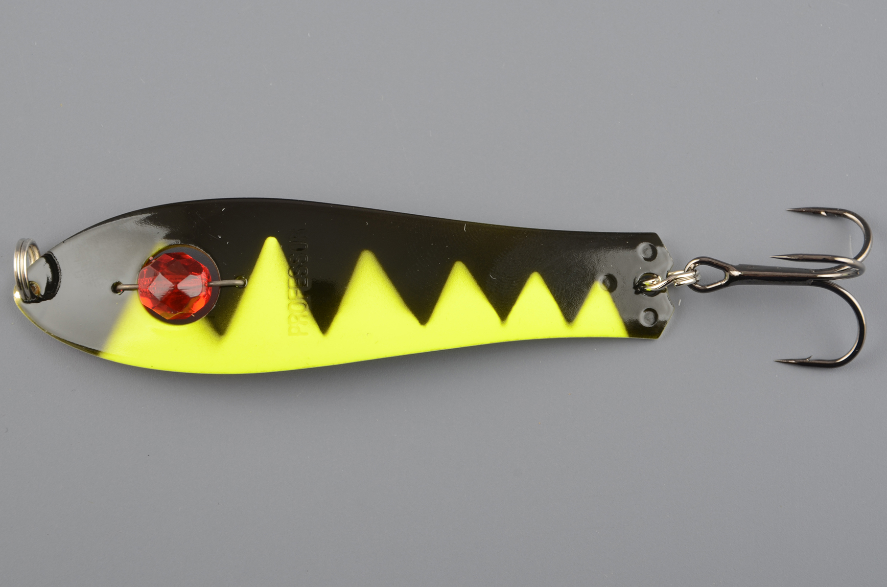 Блесна колеб. Kuusamo Professor 3, 75/12 (бусинка) BL/FYe-S, UV