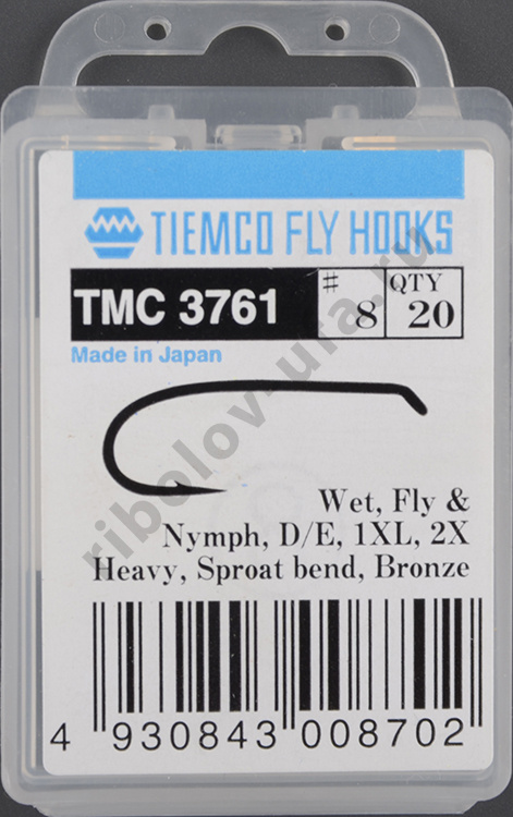 Крючки Tiemco TMC3761 #8 (20 шт)