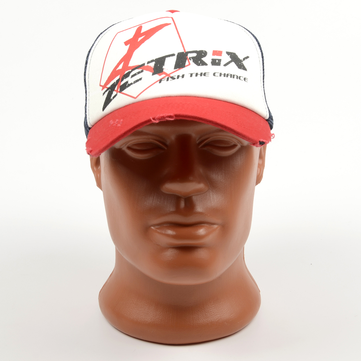 Бейсболка Zetrix Cap ZC-1602 Red Beak, Nany Mesh (синяя сетка-красный козырек)