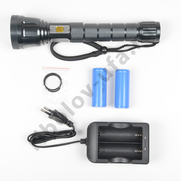 Фонарь подводный Sargan Ирбис 2100 люмен, 3 диода,аккум., свет желтый