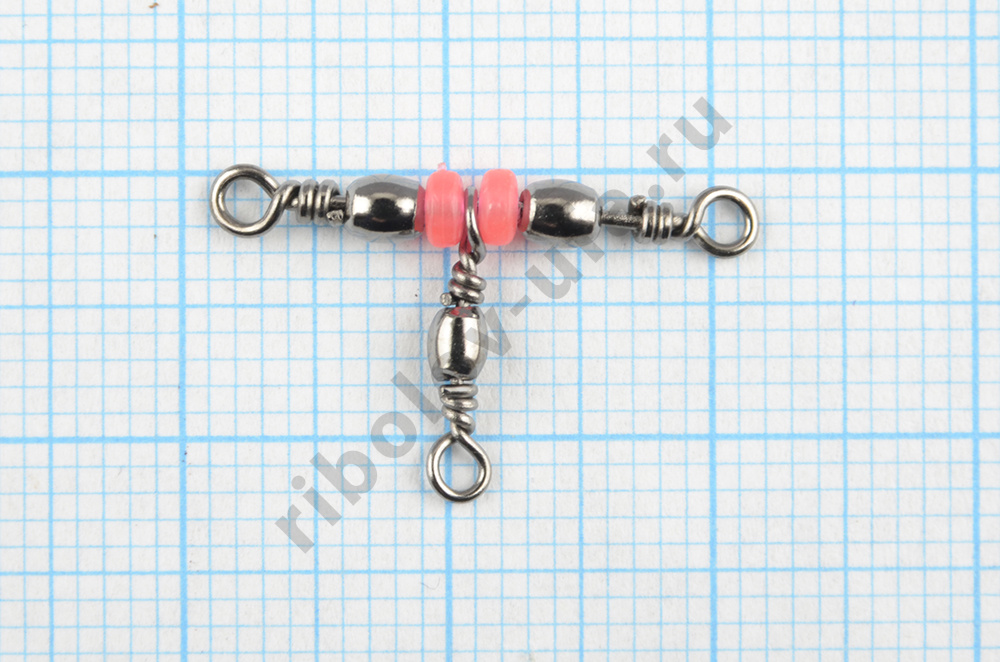 Вертлюжок тройной Catcher Triple Swivel, Barrel, type C # 12x14 