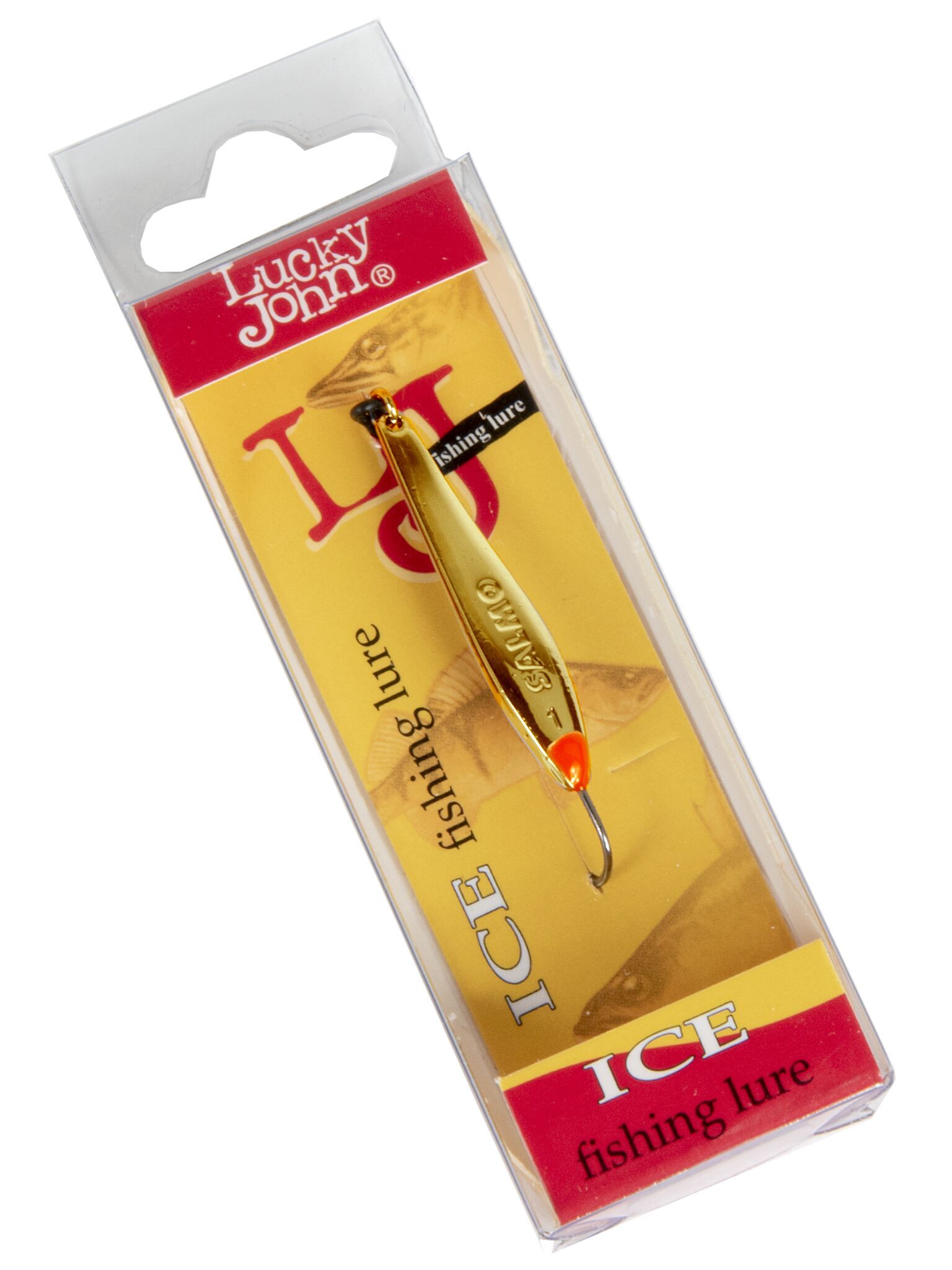 Блесна зимняя вертикал.Lucky John Model S-2 c впаян. кр. 3г G