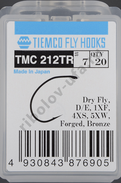 Крючки Tiemco TMC212TR #7 (20 шт)