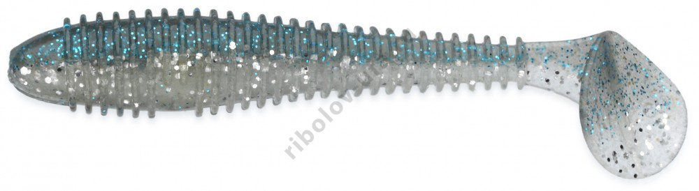 Силиконовая приманка Keitech Swing Impact Fat 4,8 in 12см 12гр (5шт/уп) # 431 Silver Shiner