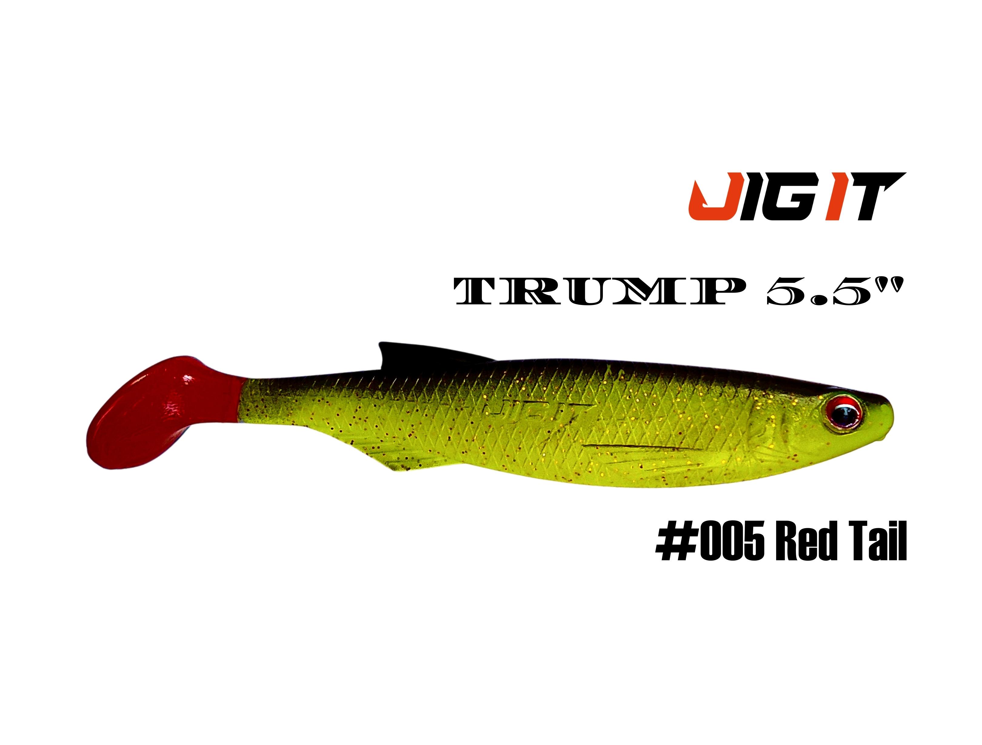 Силиконовая приманка Jig It Trump 5.5in, 14см 17гр цв. 005 кальмар (3шт/уп)