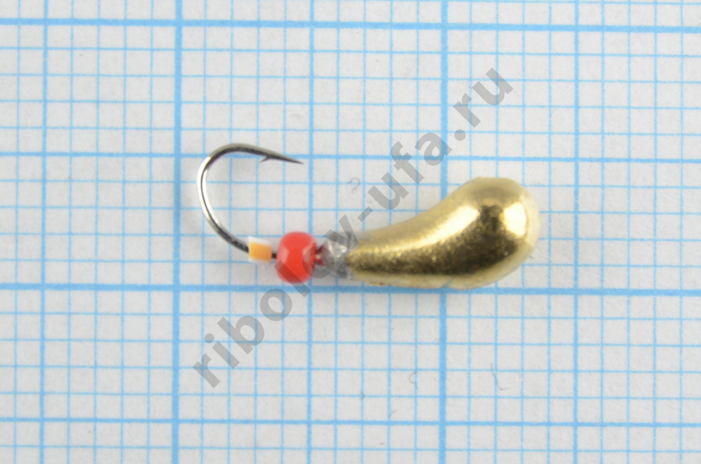 Мормышка вольфрам Bravo Fishing Чесночинка с отверстием, 3.5 мм 0.83 гр Go