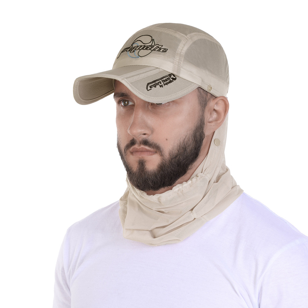 Кепка Aquatic KA-18Б складная с антимоск.бафом цв.бежевый