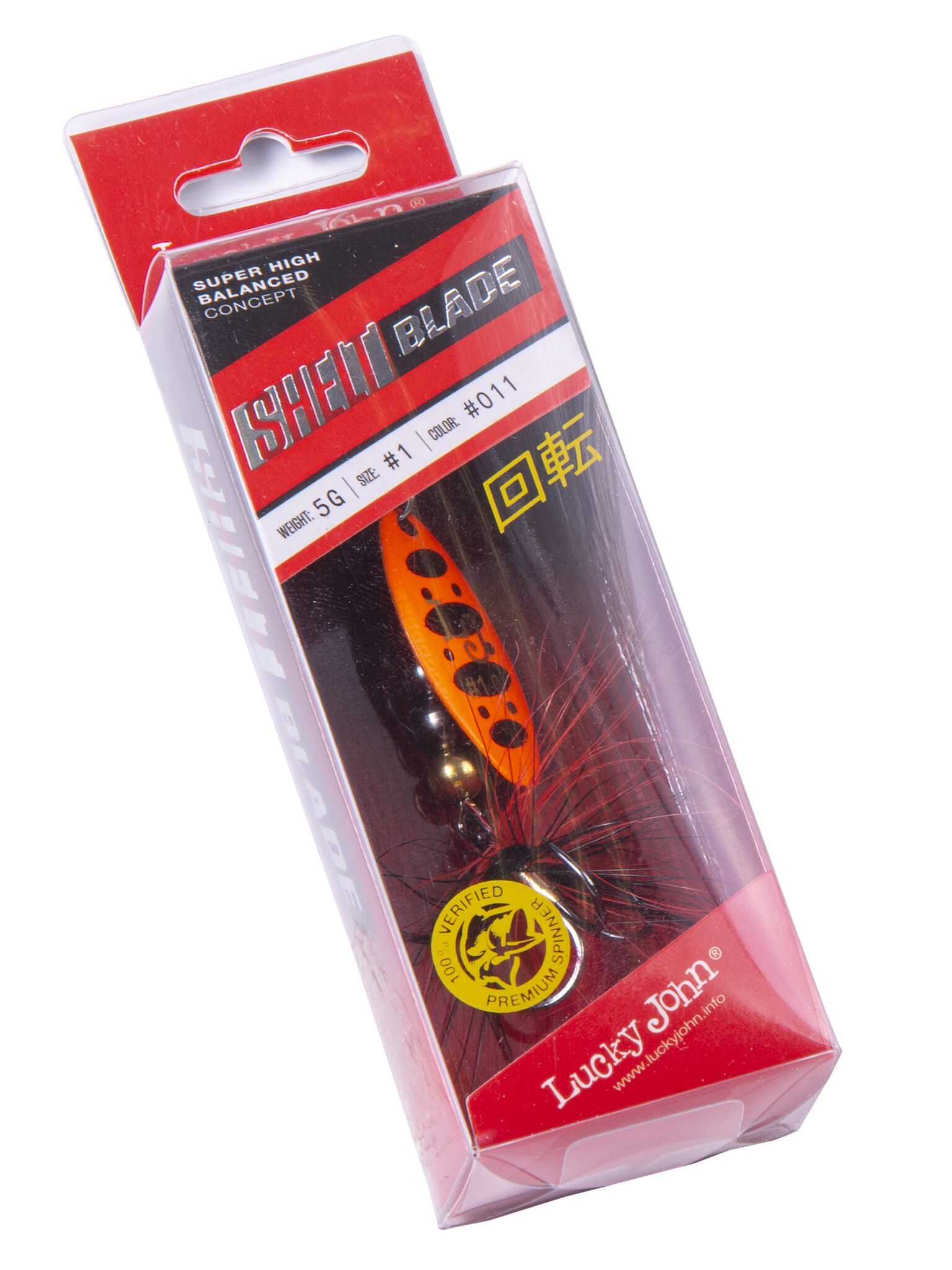 Блесна вращ. Lucky John Shelt Blade 01 05.0 г цв. 011