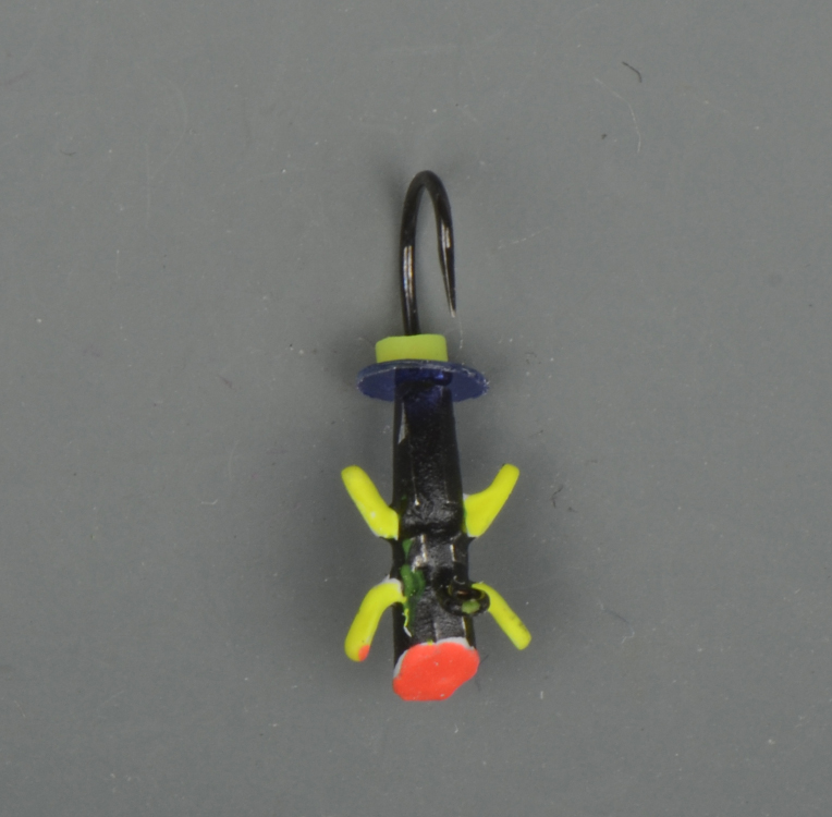 Мормышка Wormix точеная вольфрамовая Жук d=1,5 со спилом и лапками арт. 601