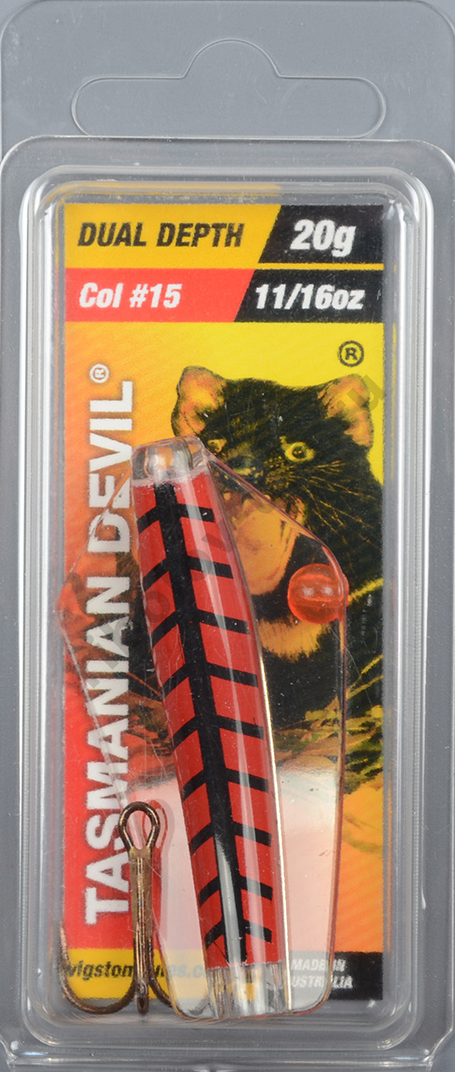 Блесна Wigston Lures Tasmanian Devil 20гр #15 Red Predator