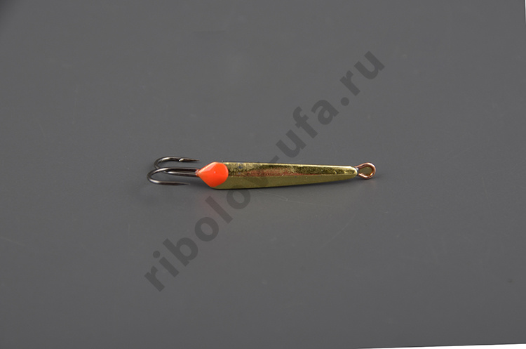 Блесна зимняя Пирс Лонг малый 0,8 гр., латунь, с 2-мя крючками 