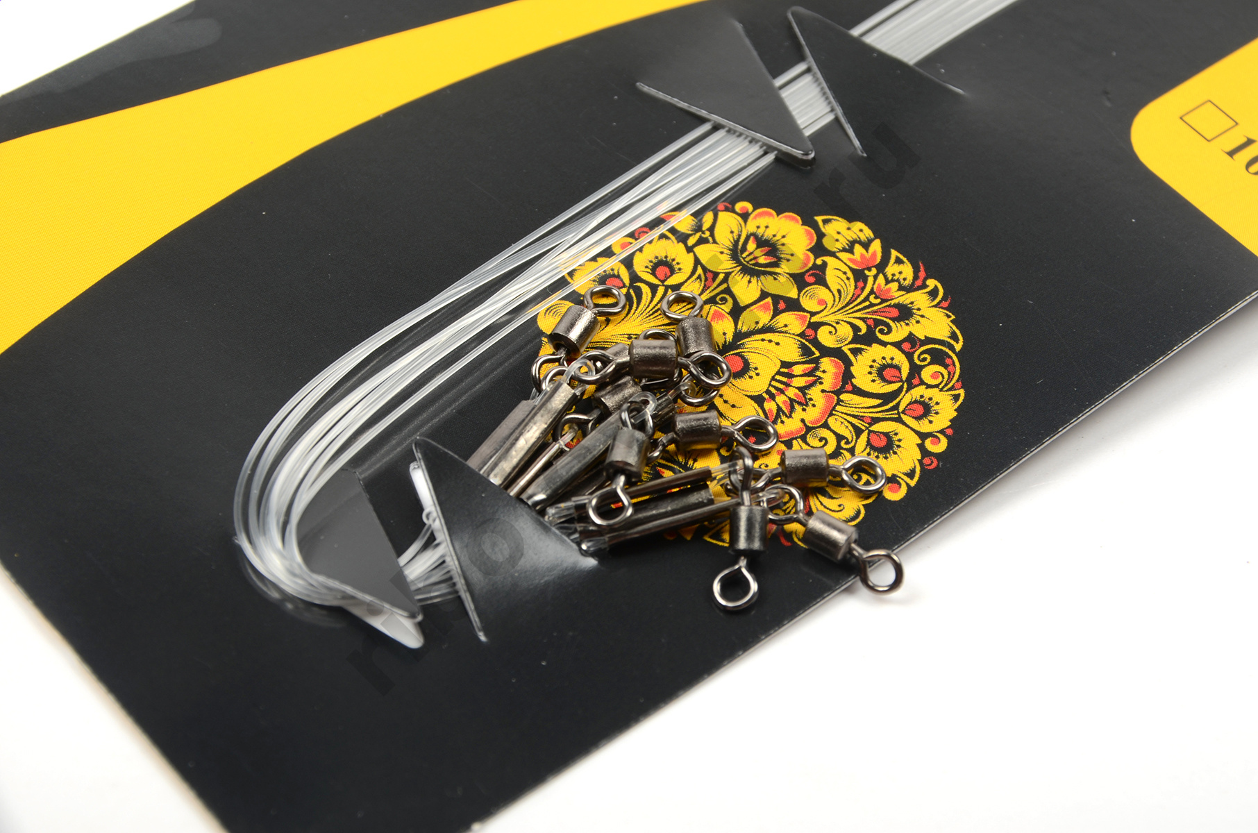 Набор поводков флюорокарбон Нижегородские 0,45мм/20см/9кг