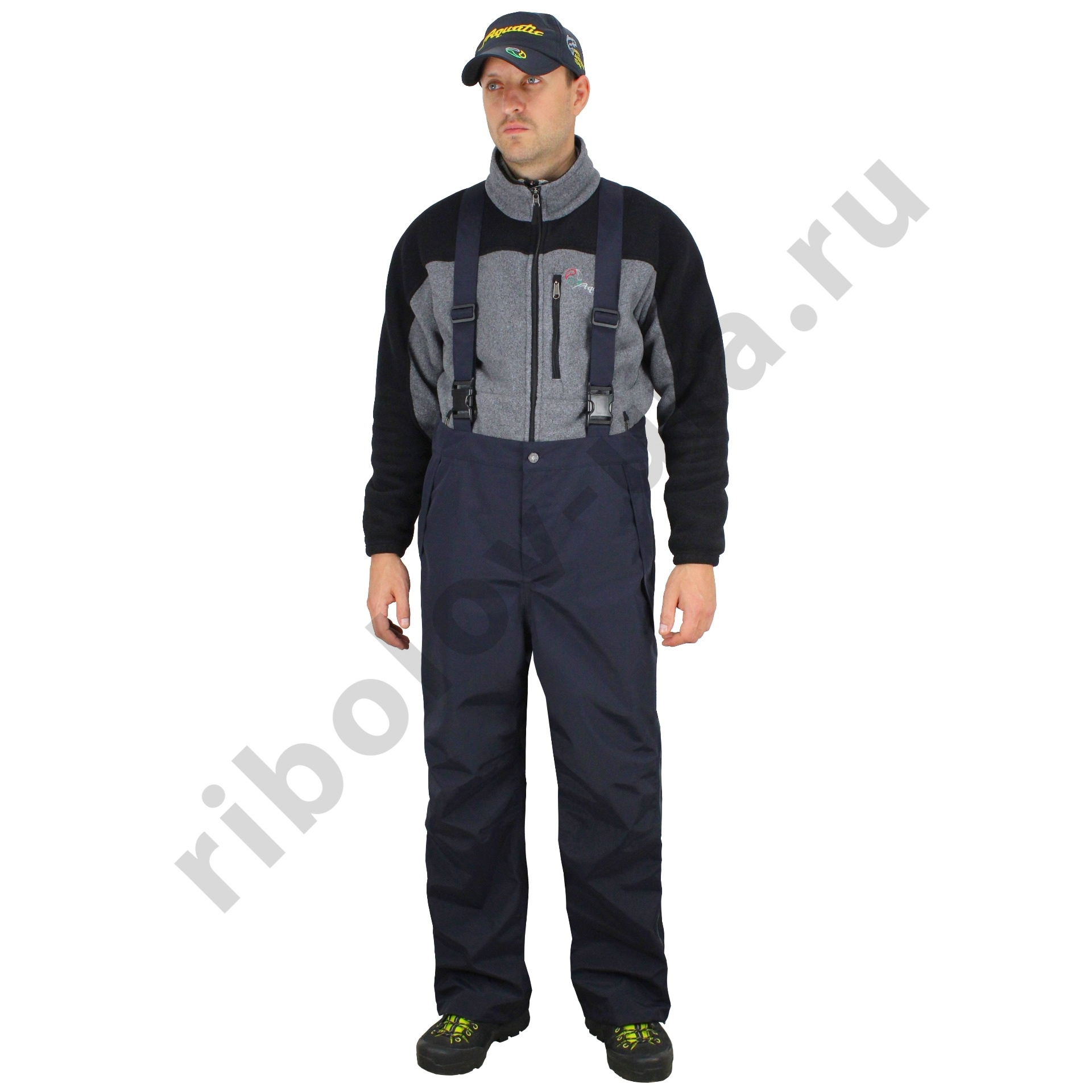 Костюм Aquatic демисезонный К-15ТС от дождя (цв. темно-синий, тк. мембрана 12000/10000) р. 50-52