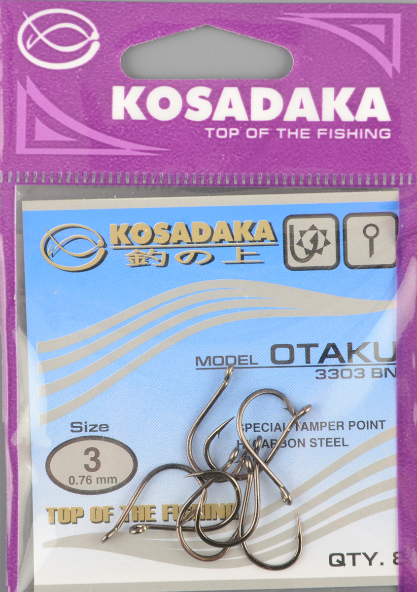 Одинарные крючки Kosadaka Otaku BN №3