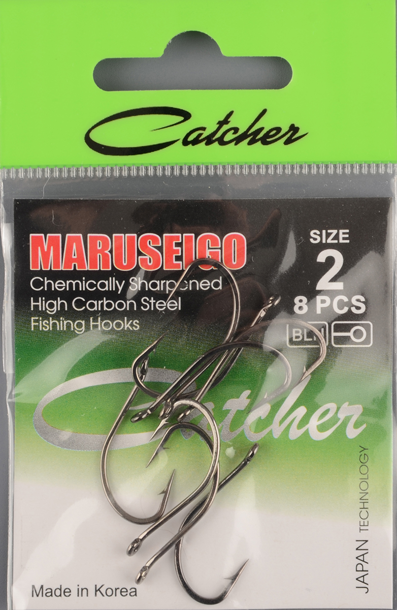 Одинарные крючки Catcher Maruseigo № 2