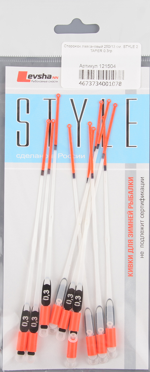 Сторожок Левша-НН лавсановый Style 2 Taper 250/13см 0,3гр
