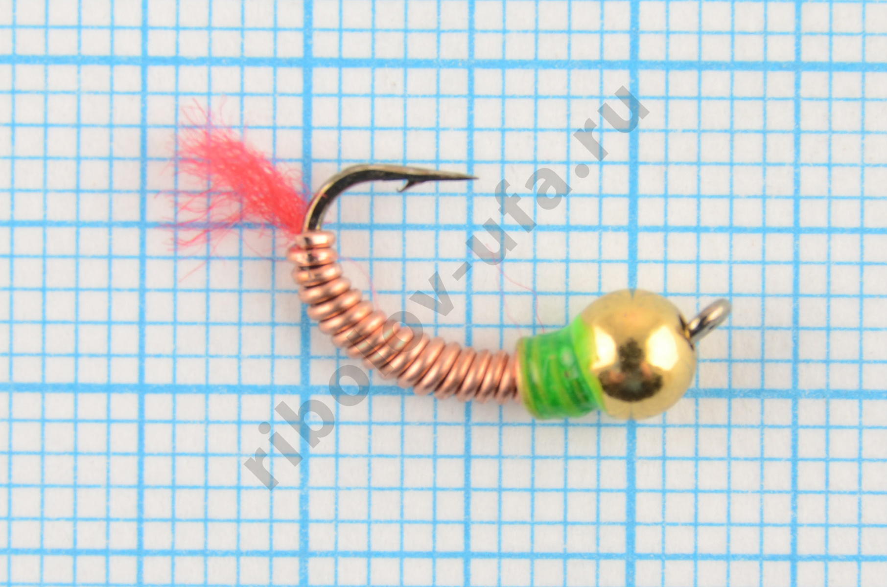 Мормышка вольфрам. Marlins Лесотка 4,0мм 0,65гр. кр.12 цв. Go