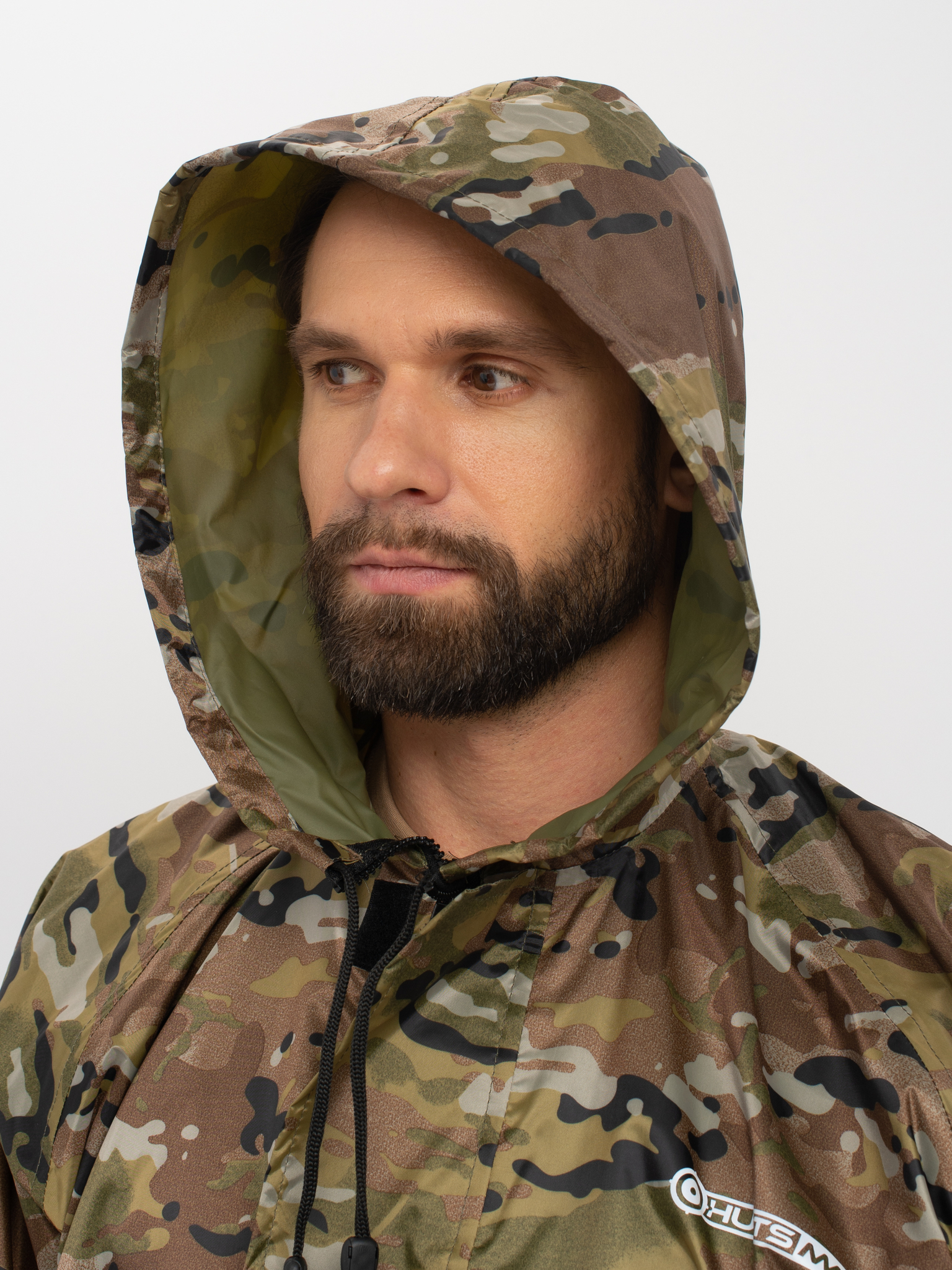 Плащ Huntsman ВВЗ цв. Мультикам Ткань Таффета PVC 20000мм р.60-62, рост 188