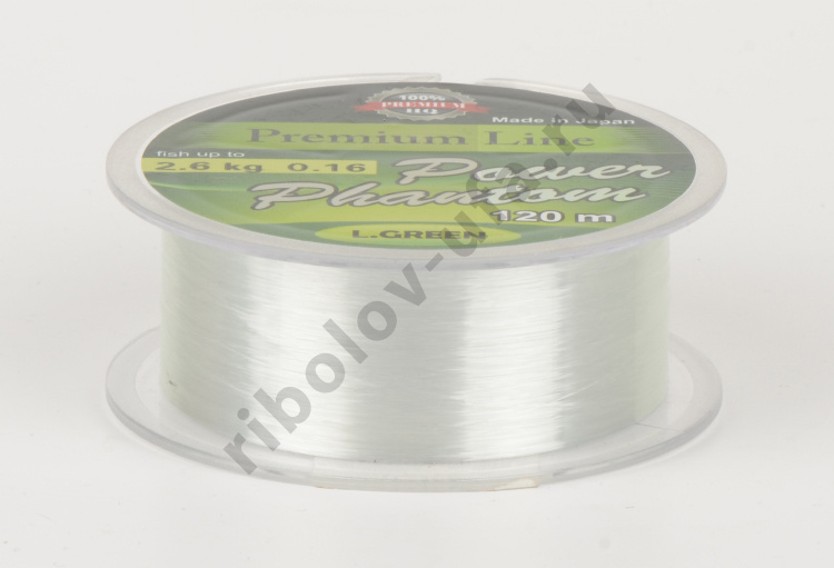 Леска Power Phantom Green 120m 0.12mm