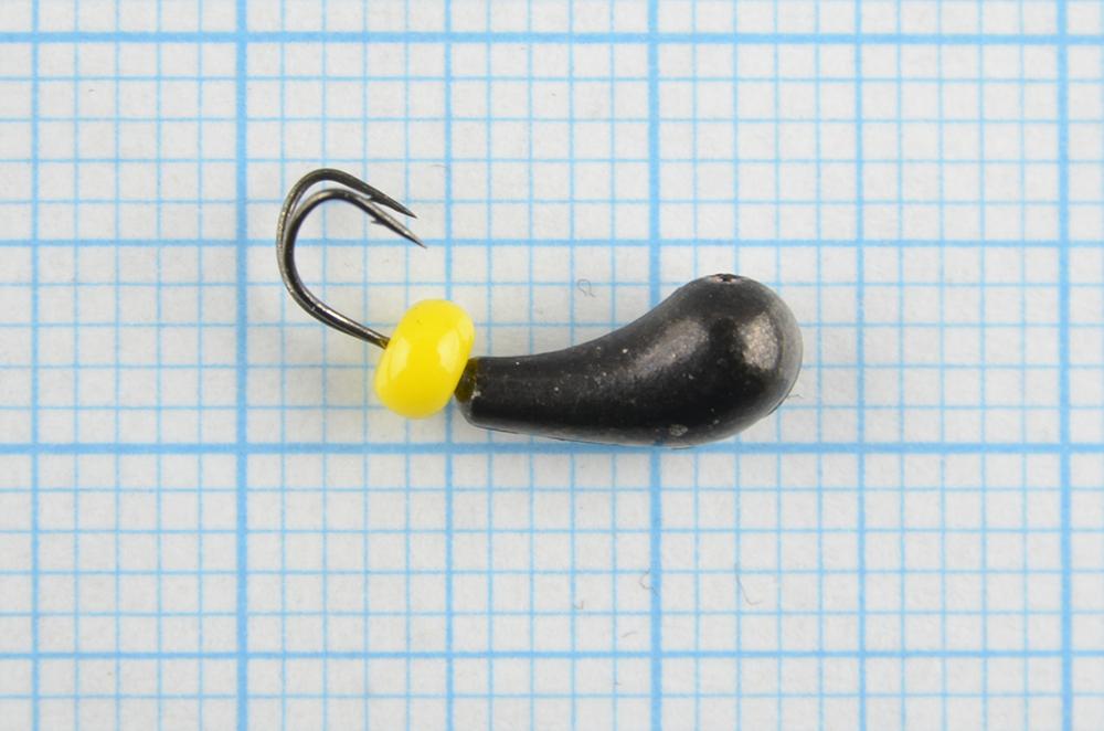 Мормышка вольфрам Bravo Fishing Чесночинка Коза с отверстием, 3.5 мм 0.85 гр Bn