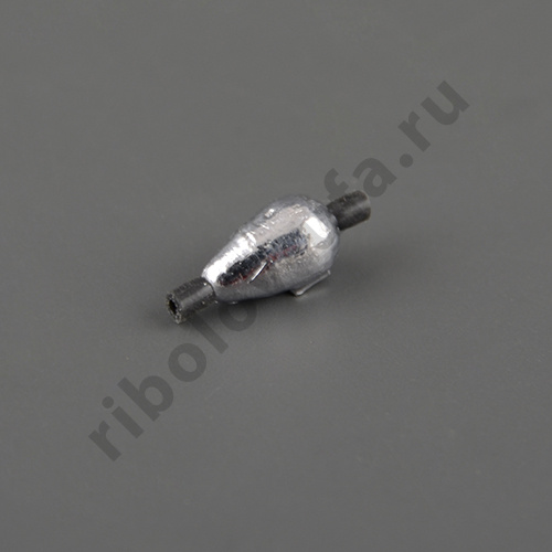 Груз Капля на силиконовом кембрике Ст.О 10гр. (20шт/уп)