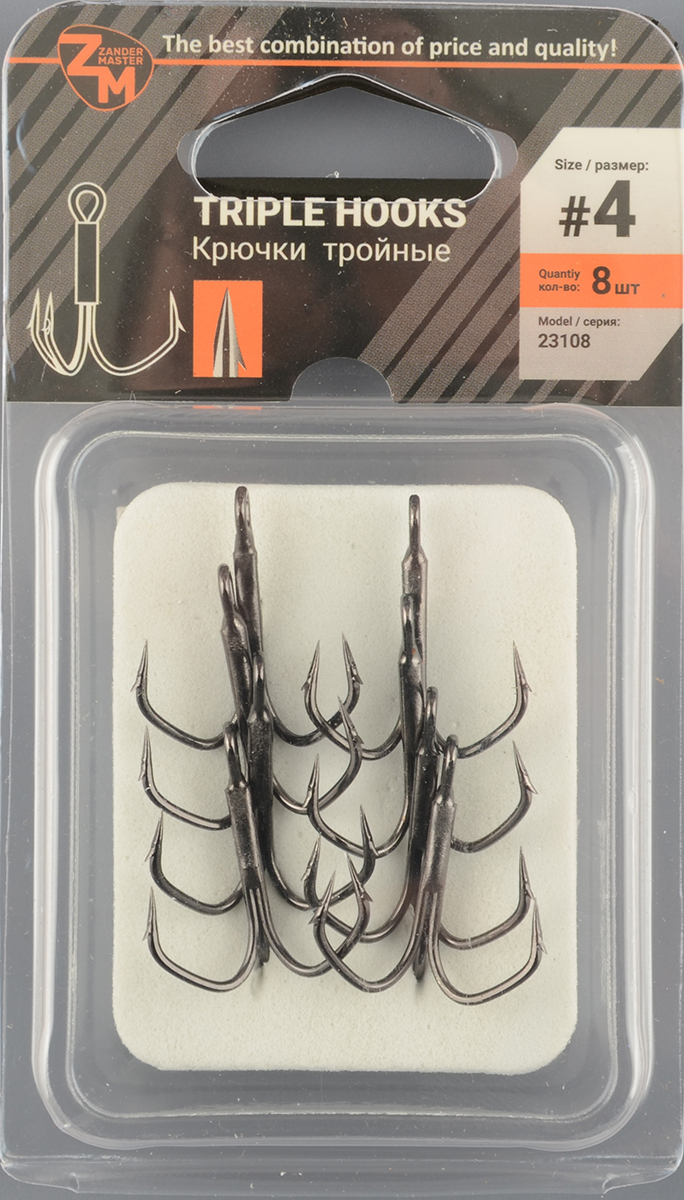 Крючок-тройник Zander Master Owner 23108-4