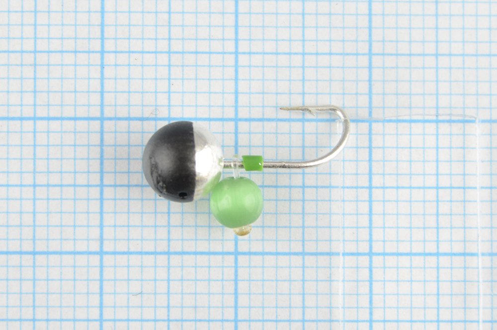 Мормышка литая Marlins Шар 6мм (1,22гр) серьга Кошачий глаз 7000-412