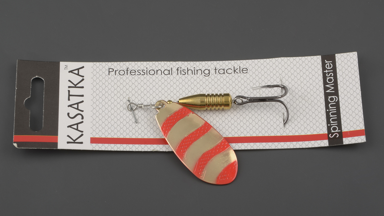 Блесна вращ. Kasatka 11гр. Gold-002-R  SF05-28