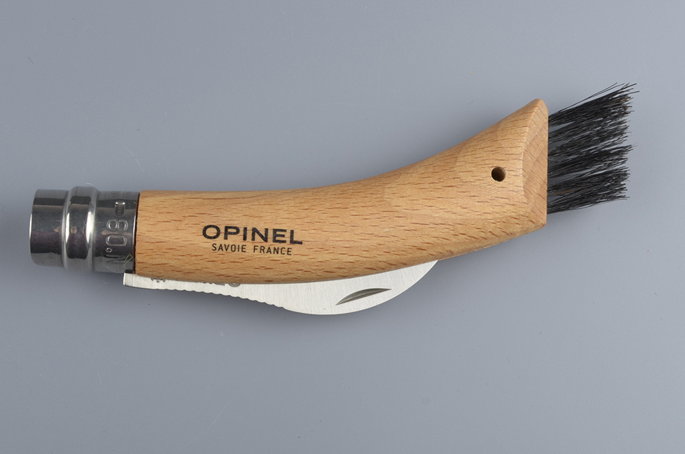 Нож Opinel 8 нержавеющая сталь, бук, грибник