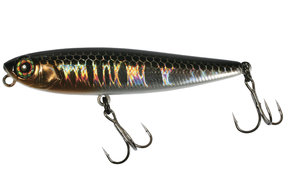 Воблер Jackall Chubby Pencil дл. 5.5 см, глуб.-поверх., 3.1 гр., floating, цв. hl silver & black