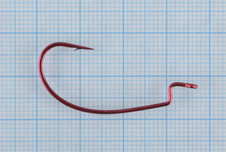 Офсетные крючки Decoy Kg Worm17R №1  (7шт/уп)