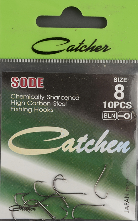 Одинарные крючки Catcher Sode № 8