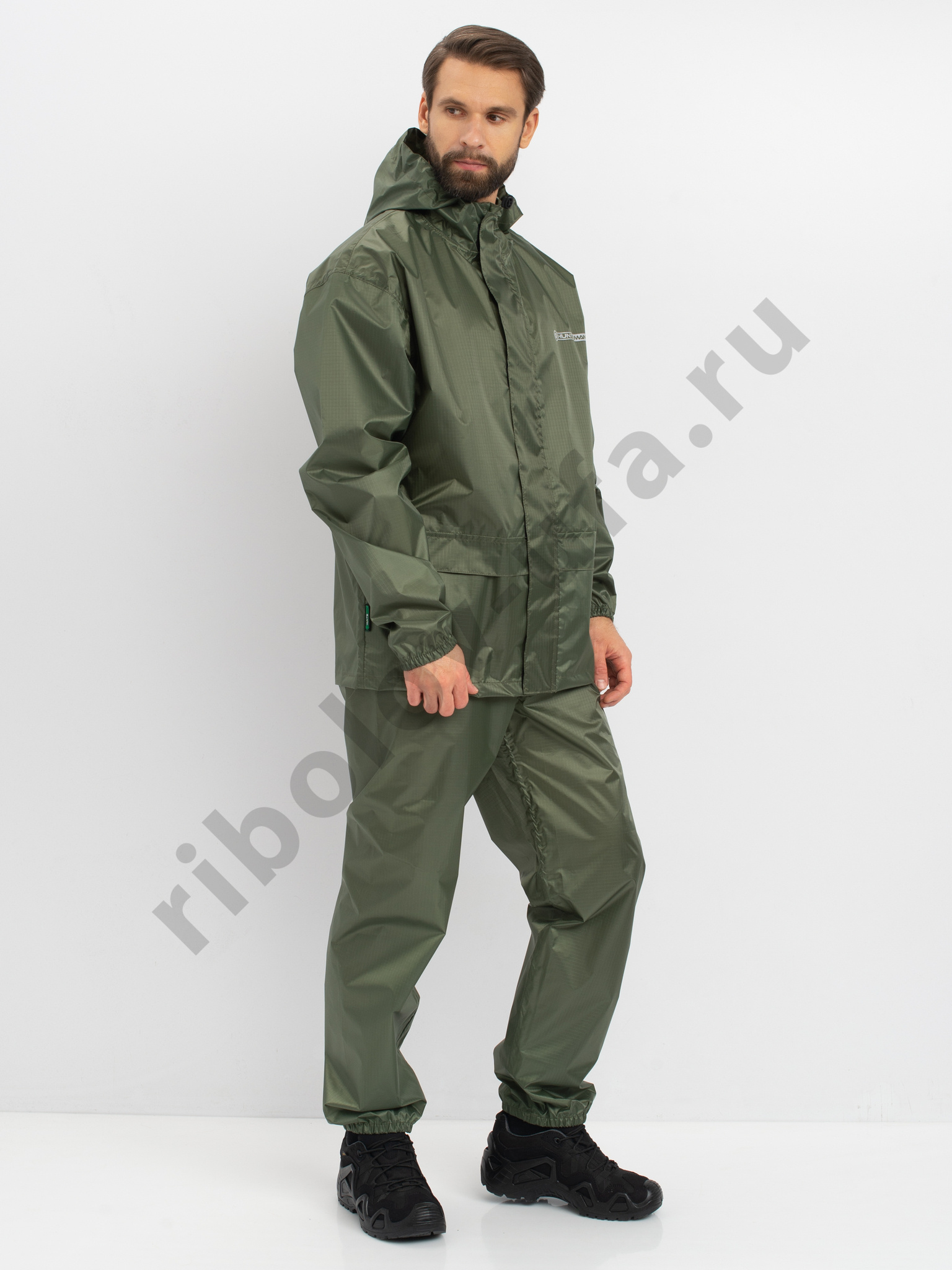 Костюм Huntsman Склон-2 (ВВЗ 3000мм) цв.Зеленый тк.Таффета р. 44-46, рост 170