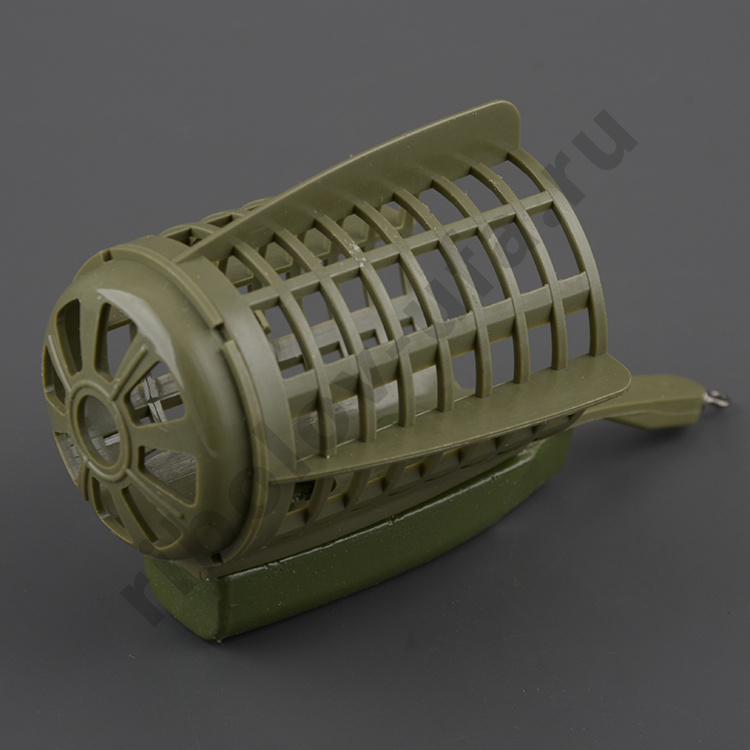 Кормушка фидерная Caiman круглая бол. с отстег. дном КБ-114 гр. (8шт/уп)