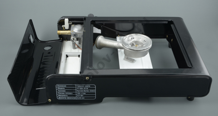 Плита настольная газовая Следопыт -Black (с переходником)