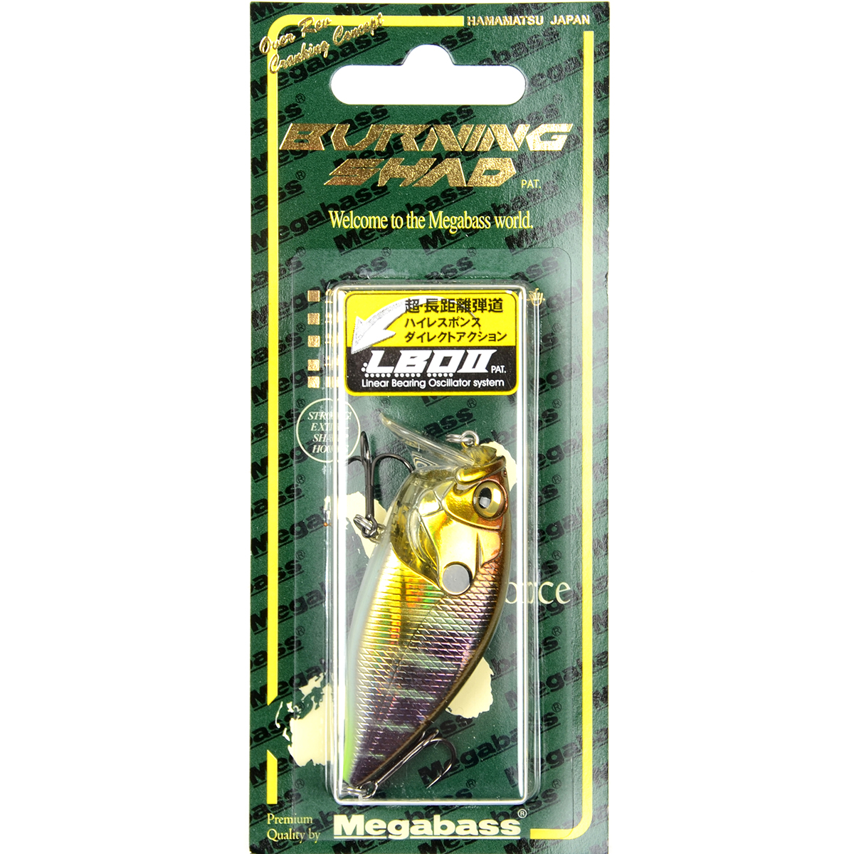 Воблер Megabass O.R.C Burning Shad 58F 58мм 10.6гр 0,0-0,8м цв. GG Gill 485572
