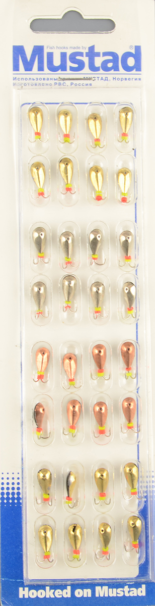 Набор мормышек РВС тип 2 120 Коза (уп.32шт)