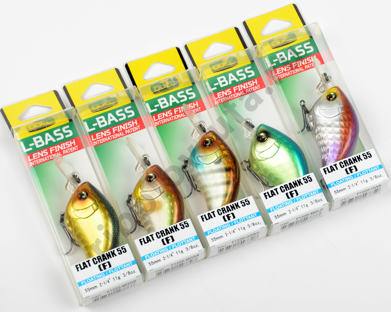 Вoблер Yo-Zuri F1220 - L-Bass Flat Crank 55F 11гр. цв. GSBG