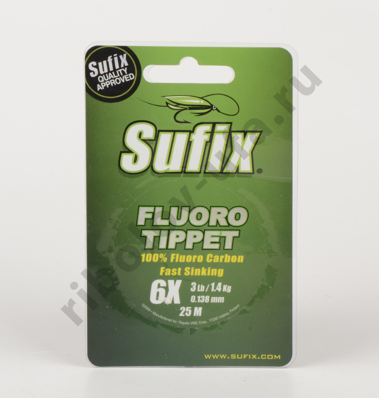 Леска Sufix Fluoro Tipper Clear 25 м, 0,108 мм
