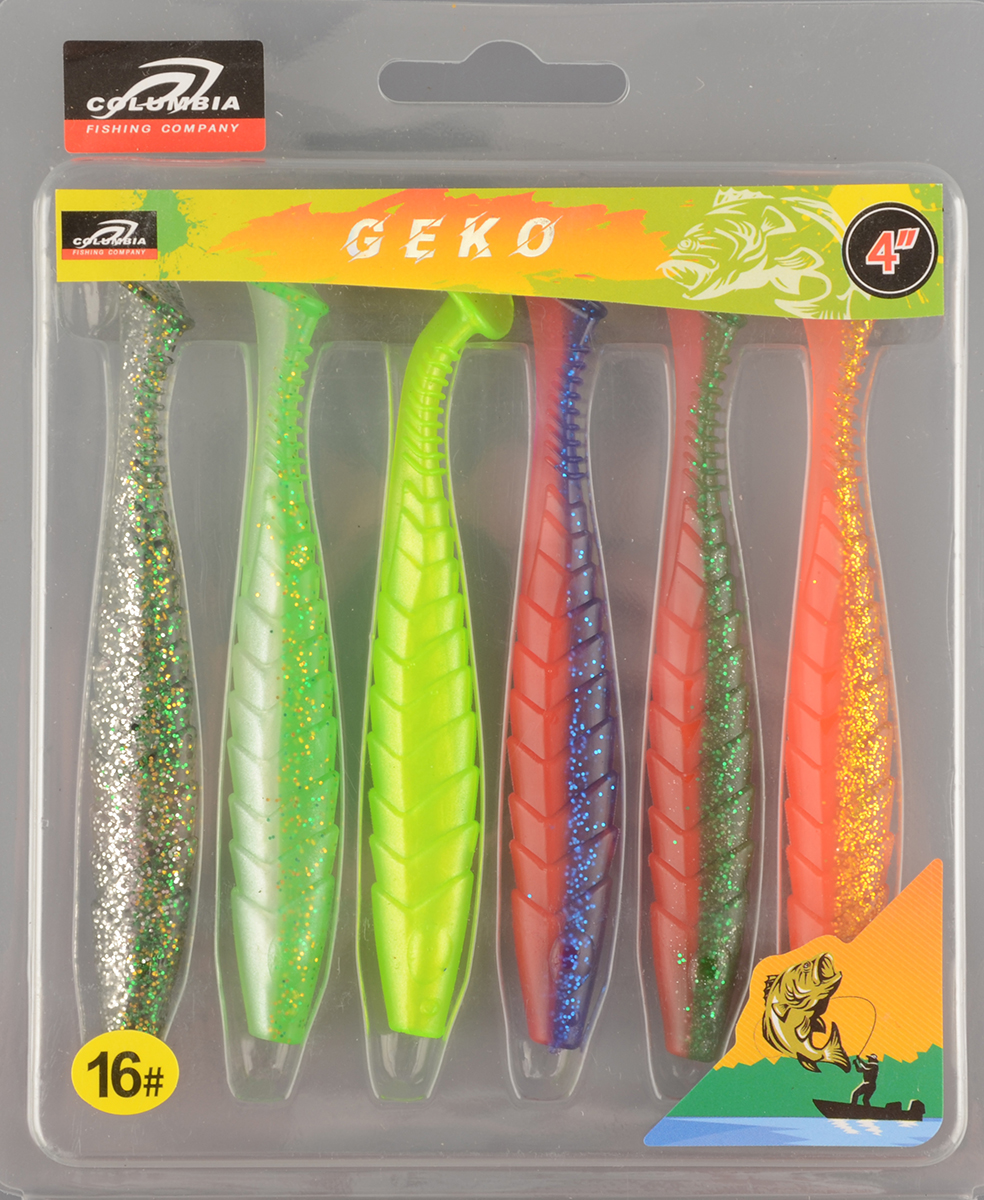 Силиконовая приманка Columbia Geko 4in #16